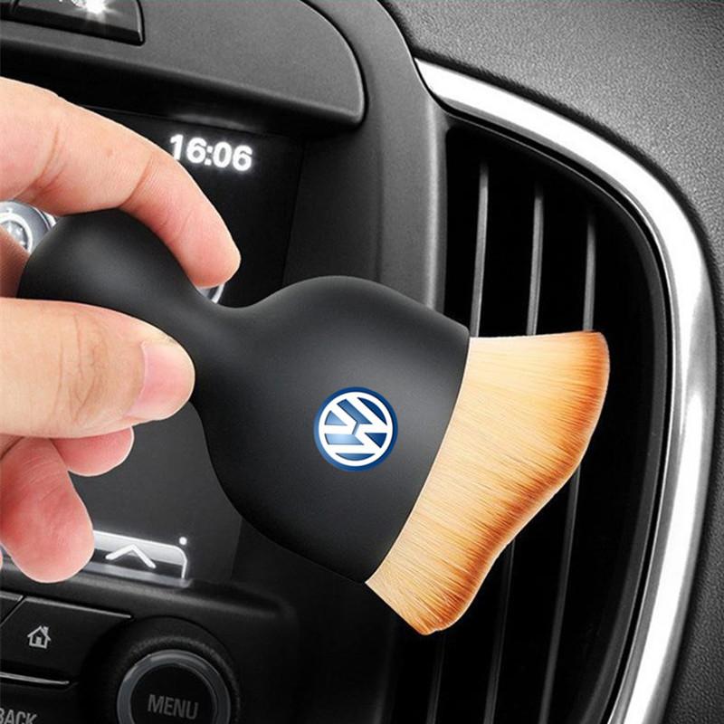 For VW Soft Brush Car Wash Microfiber Towel Auto Cleaning Tool For VW Volkswagen Golf 6 Polo Passat B5 Jetta Interior Mouldings LSJ567 IF9