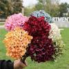 New Artificial Hydrangea Wreath DIY Vase Arrangement Bridal Bouquet Photo Props Wedding Flowers Home Wedding Decoration