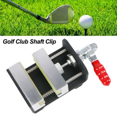 Golf Club Shaft Clamp Scratch Free Rubber Non-slip Manual Handle Heavy Duty Professional Club Grip Replacement Vise Tool Golf Accessories