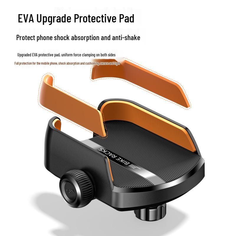 Anti-Shake Phone Mount for Bicycles and Motorcycles - Ideal for Navigation and Delivery