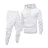 Men's Printed Hooded Sweatshirt And Sweatpants Casual Sports Suit