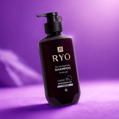 Ryo Jayangyunmo Haarausfall-Symptome Professionelles Pflegeshampoo für fettige Kopfhaut 400ml