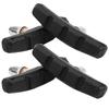 2Pair Mountain Bike V Brake Pad Road Bicycle Fixed Gear Rubber Brake Lining Silent Black