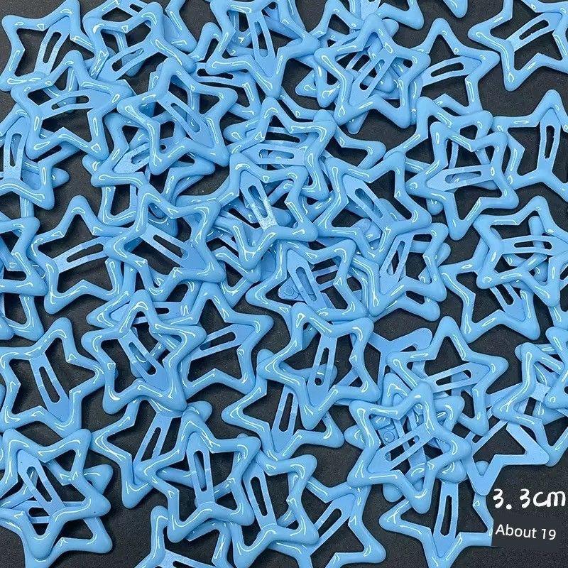 Y2g Sexy Five-Pointed Star Hairpin Easiest for Match Silver BB Clip Hair Clip Fashion Hair Clips Hair Accessories Side Fringe Clip
