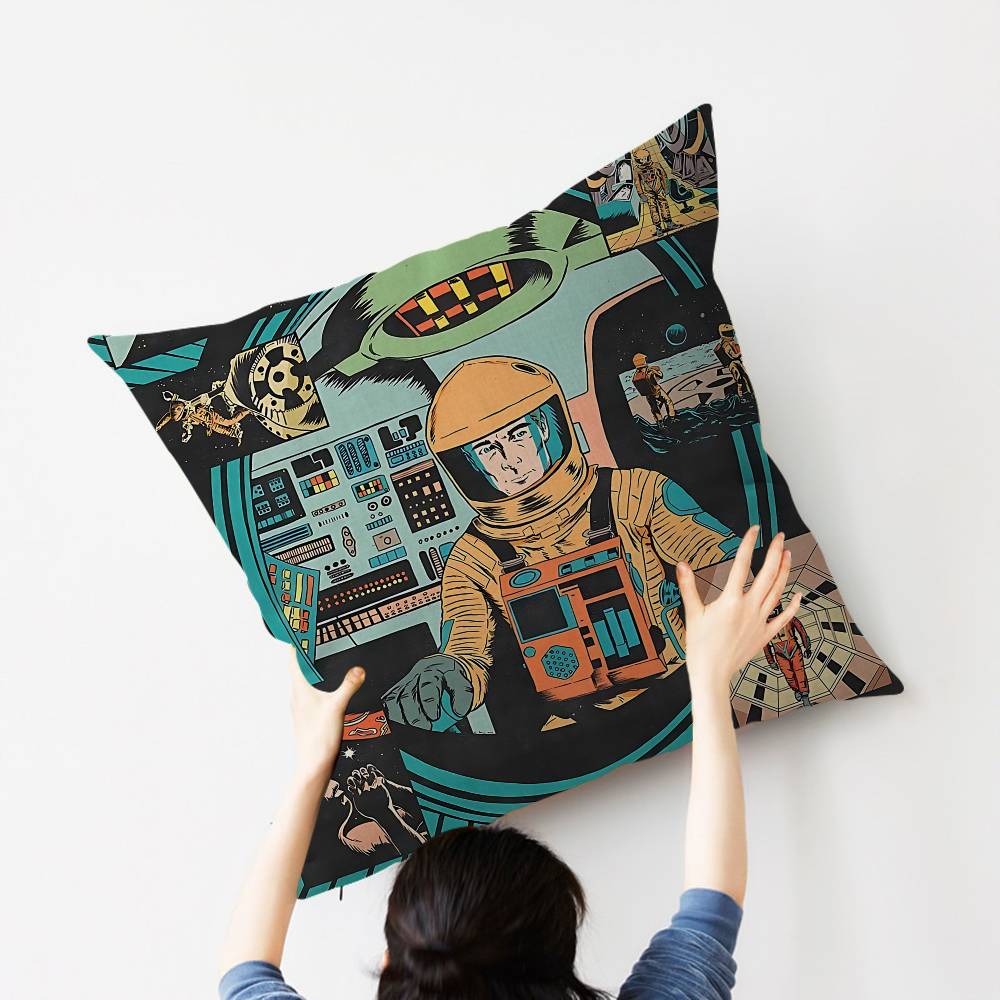 2001 A Space Odyssey Movie Lucky Dragon pillow cover sofa cushion cover home room decoration children gift
