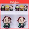 Adorable 4-inch Demon Slayer Tanjiro Zenitsu Nezuko Plush Doll With Soft Pp Cotton