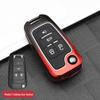 Gradient Key Case for Buick: Fits Verano, LaCrosse, Encore, Regal, Yinglang - Folding Design with Buckle