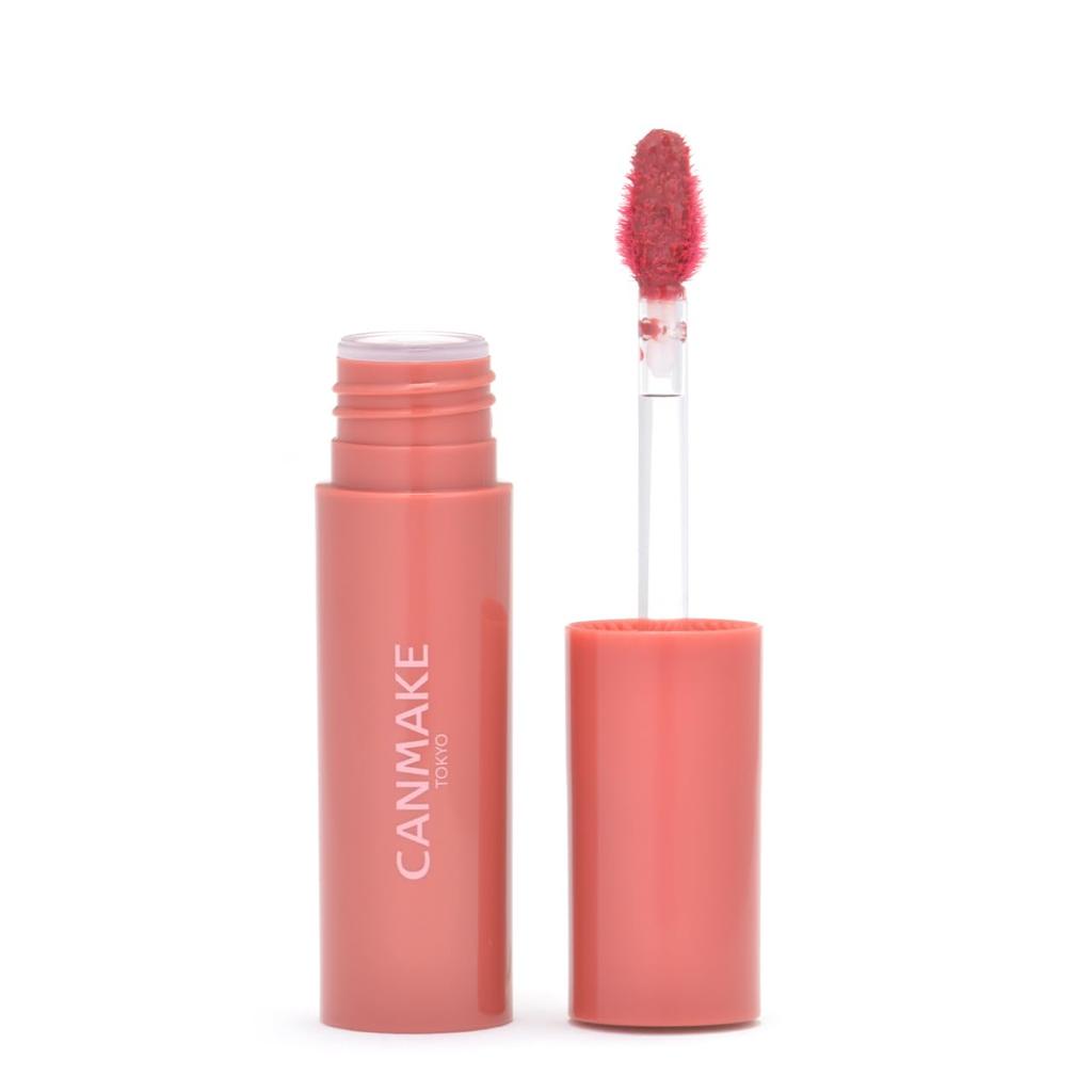 Canmake Glass Tint Syrup 01 Tender Coral Lip Tint Glossy Coral 3.1g