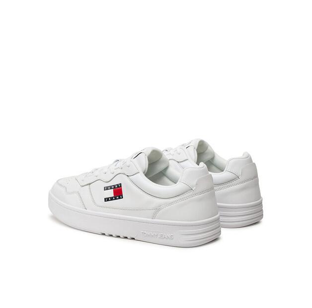 Мужские кроссовки Tommy Jeans Tjm cupsole кожа ess em0em01443 белые