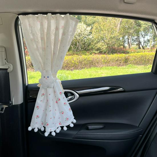 

Sliding Rail Car Window Curtain - Sunshade, Heat Insulation, Blackout for Baby s Protection