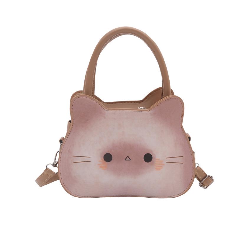 

Creative Cartoon Women s Tote Bag: Handheld, High-End, Versatile Lunch, Shoulder, or Crossbody Bag - Cute and Adorable рожевий