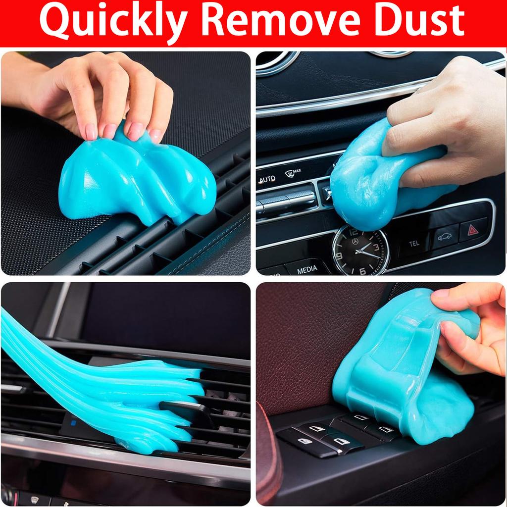 Car Cleaning Gel Details Cleaning Magic Clay Reusable Keyboard Car Vent Dedusting Gel Multi-Purpose Dirt Cleaning Clay 1PC 70g