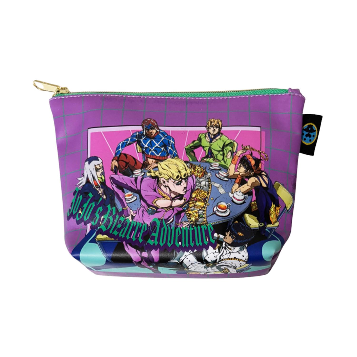 

Small Planet Bizarre Golden Wind Synthetic Leather Pouch Bucciarati Team JoJo s Adventure Boat-Shaped