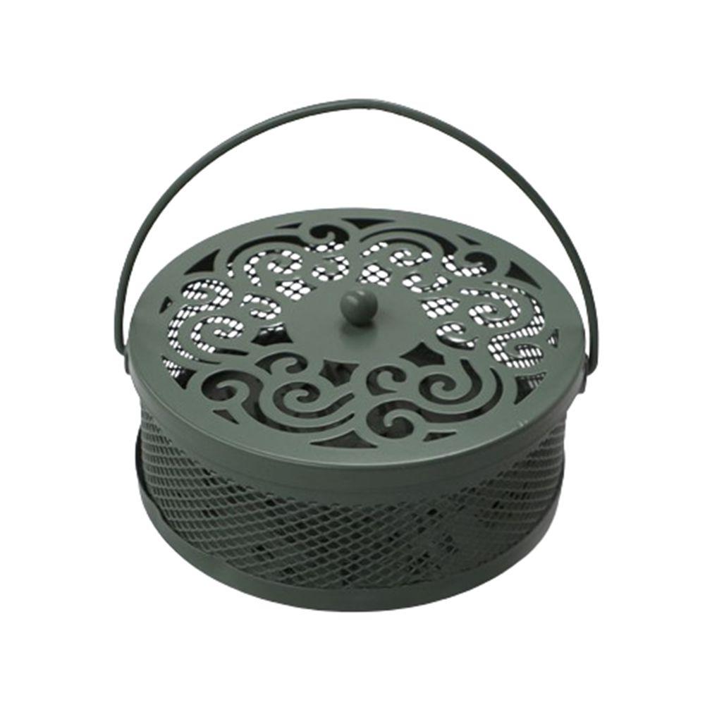 Retro Mosquito Coil Holder Metal Incense Coil Burner Durable Incense Holder  Camping