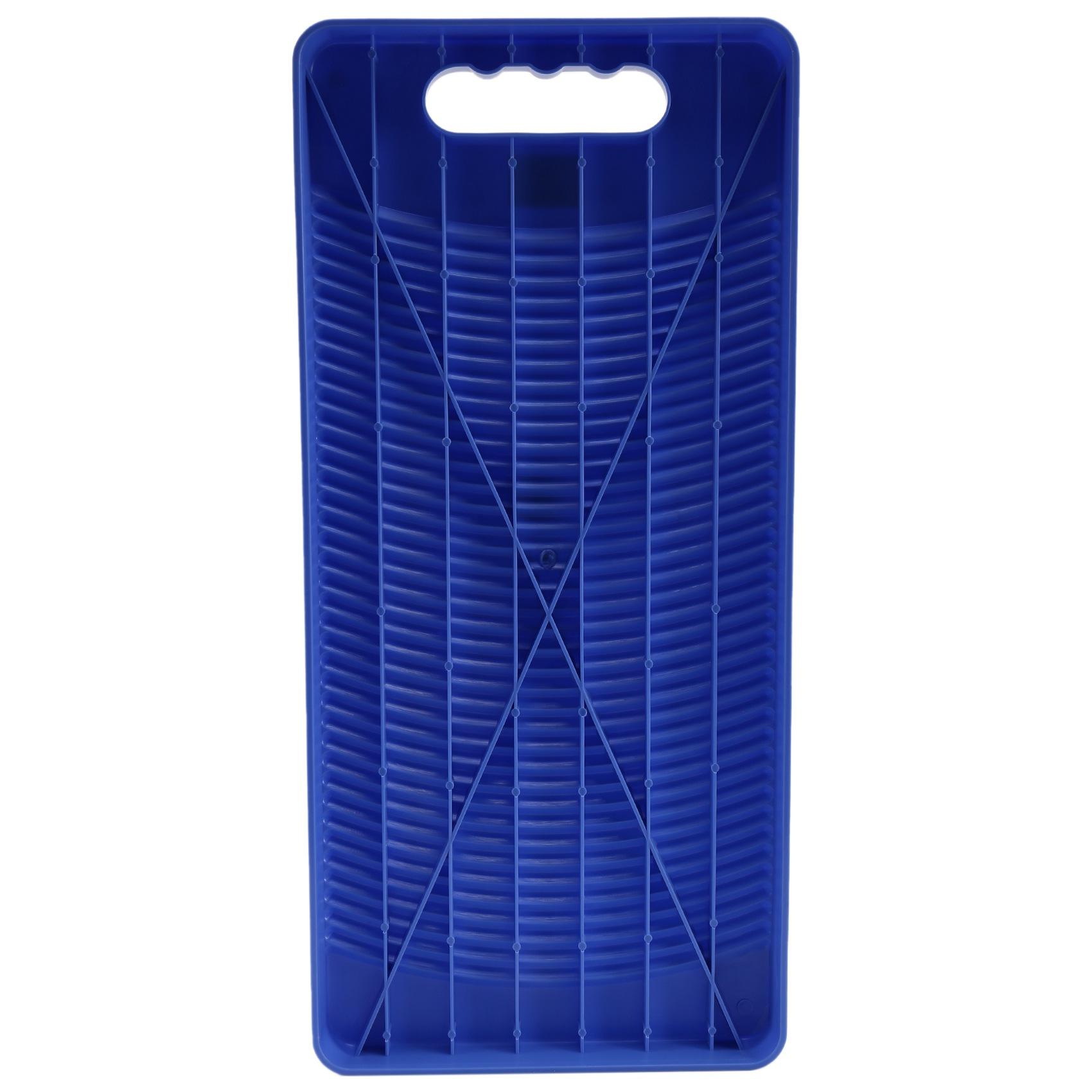 

Plastic Rectangle Washboard Wash Clothes Board 50Cm Long Red, Green, Blue Random