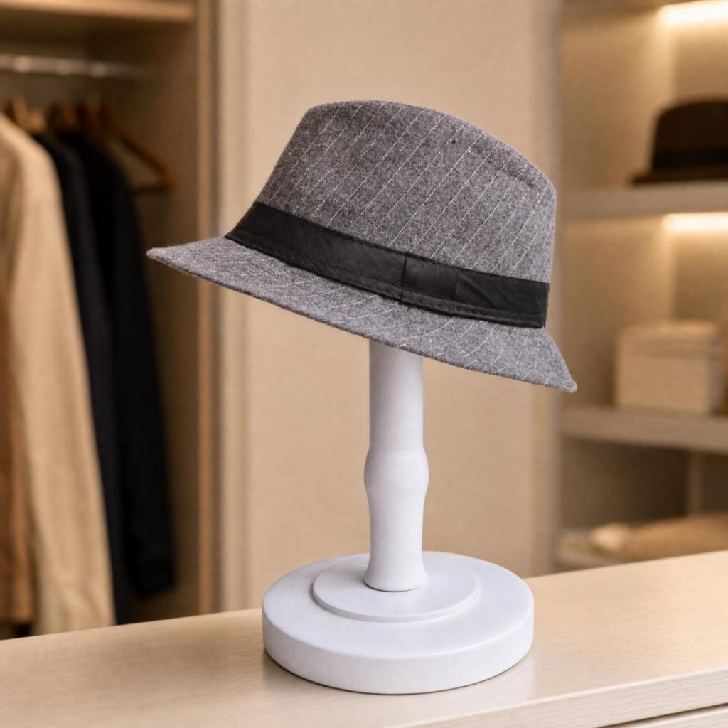 Wooden Hat Display Stand Long-Lasting Rack Minimalist for Bedrooms