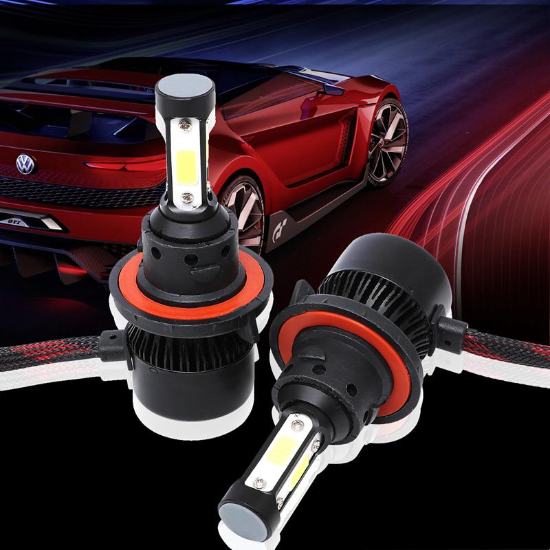 X7 Led Bulb X7 H13 Car LED Headlight Bulbs 6500K 72W 8000LM COB LED Headlamp Fog ...