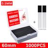 1000Pcs Mechanical Pencil Lead Core Large Capacity Replaceable Pencil Refills 0.5 0.7mm 2B Automatic Pencil Core with 2 Tubes