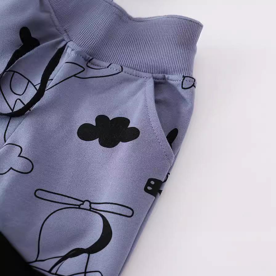 Children's Cotton Sweatpants - Boys European & American Style