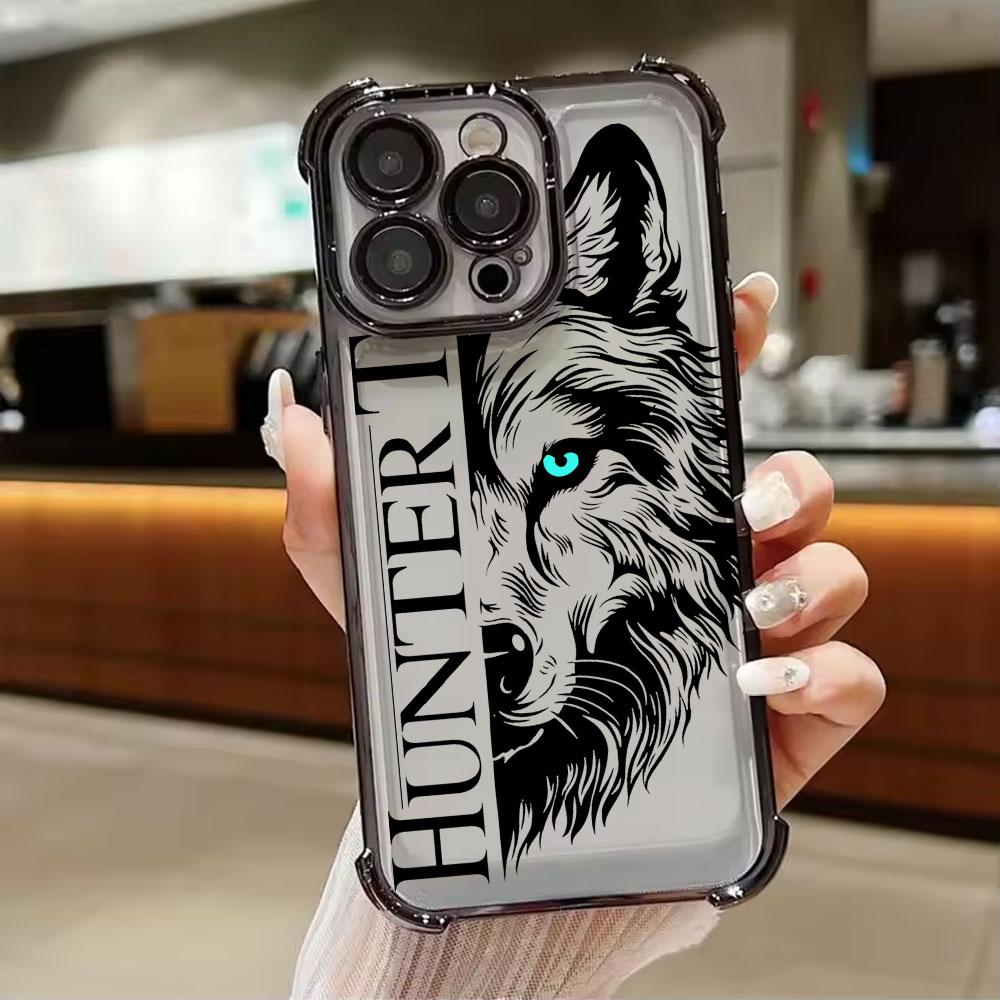 Wolf Eagle Lion Bear Animal Phone Case for iPhone 17E 11 13 15 16 17 Pro Max 14 Plus 17Air 16E 13 Pro 12 17Pro Soft Clear Cover iPhone 11Pro Max
