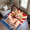 Tappeto da Pavimento Iconico di Marilyn Monroe Tappeto per Ufficio Adatto per Balcone Stanze dei Giochi Corridoio Ingresso Tappeto Antiscivolo Decorazione Ufficio Anime Regalo per Festival