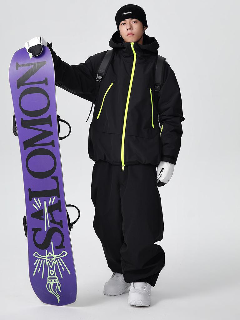 Eisgrad Wasserdichter Skianzug: Warm, Samtgefüttert für Damen und Herren, Ideal für Herbst-/Winter-Outdoor-Aktivitäten