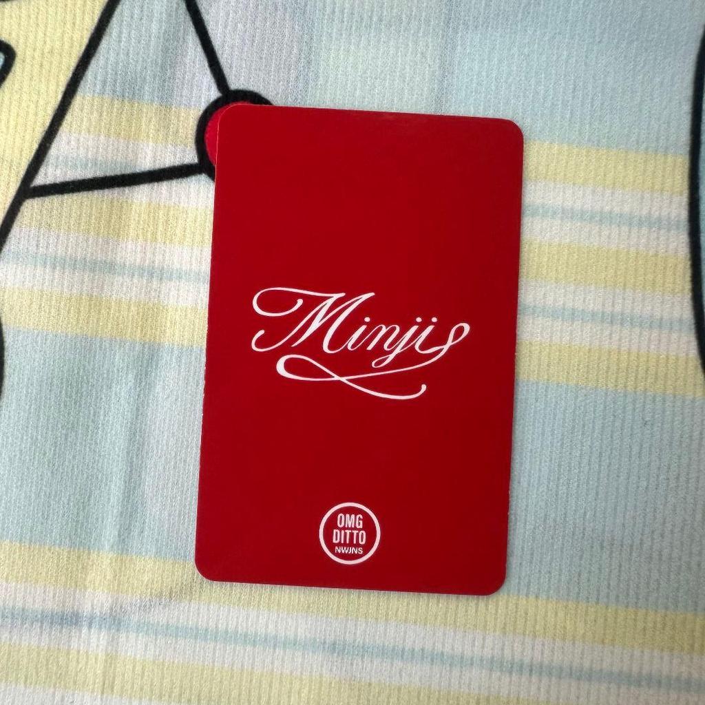 [USED] NEWJEANS OMG DITTO Sanok New Jeans Trading Card Minji