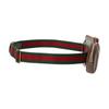 Gucci Fanny Pack Ophidia Classic All-match All-over Printed Old Flower Gold Label Logo Striped Webbing Zipper Closure Leather Trim Love Coin Bag