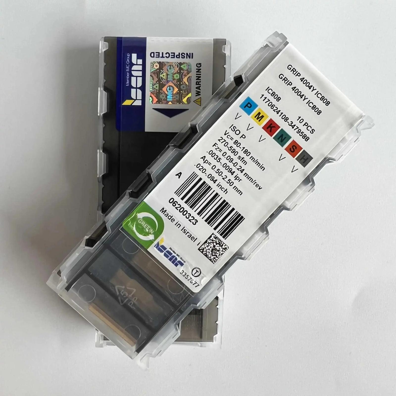

ISCAR / GRIP4004Y IC808 /Industrial indexable Carbide Inserts 10 PCS