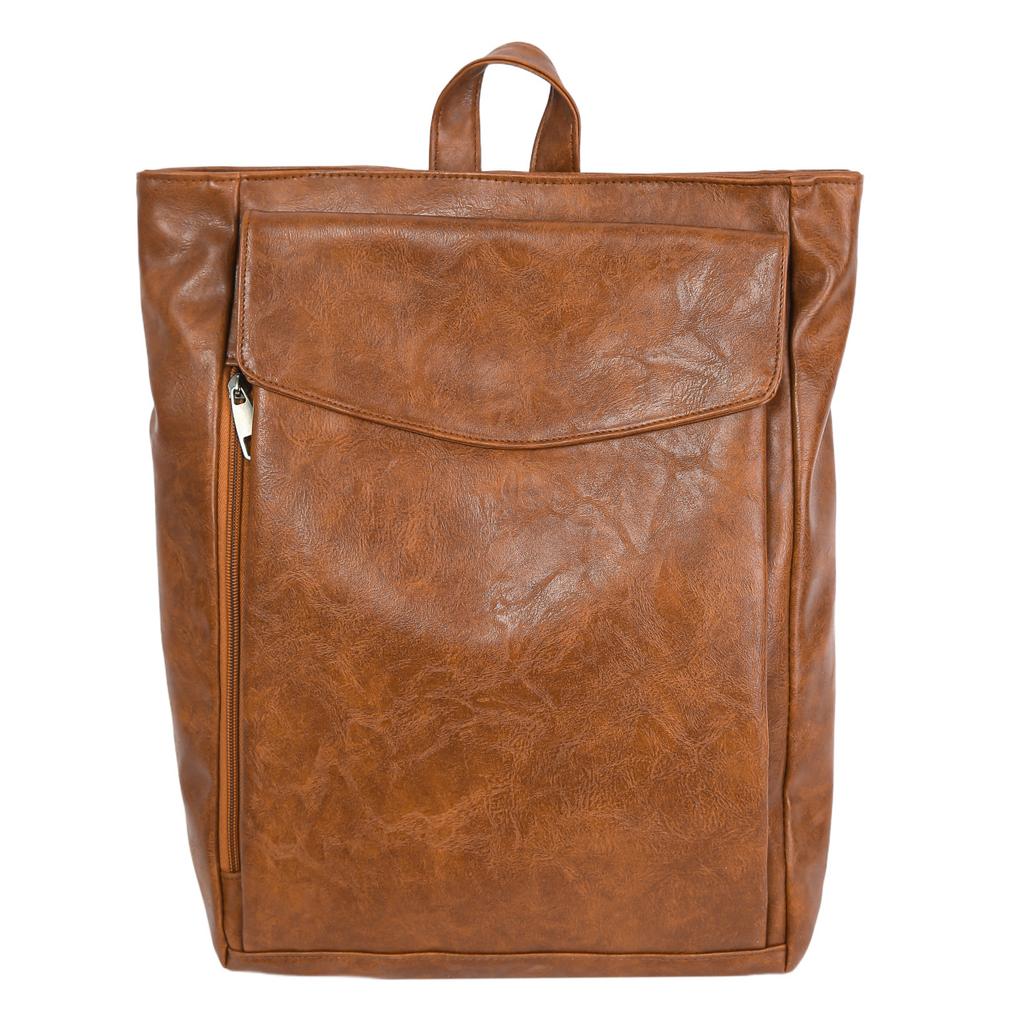 Retro Backpack, Men's Bag, Casual Commuting Computer Backpack, Schoolbag, Simple and Fashionable Travel Bag