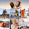 2pcs Rechargeable Hand Warmer Graphene Heating 3 Temperature Levels 6000mAh Portable Fast Heating for Outdoor Camping Skiing