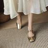 Women Shoes Retro Flat Mary Jane Ballet Shoes for Women Low Heeled Single Shoes Loafer Female Zapatos De Mujer 2024