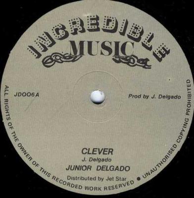 Płyta 12 cali JUNIOR DELGADO - Clever JD006 Incredible JUX Reggae, Ska & Dub z Wielkiej Brytanii Używana
