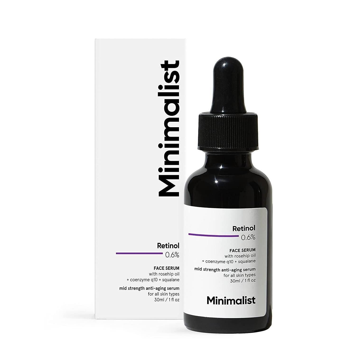 Minimalist 0.6% Retinol  Face Serum For Anti Aging 30 Ml AR1269