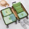 6 Pieces Travel Storage Bag Large Capacity Luggage Clothes Sorting Organizer Set Suitcase Pouch Case Shoes Packing Cube Bag
