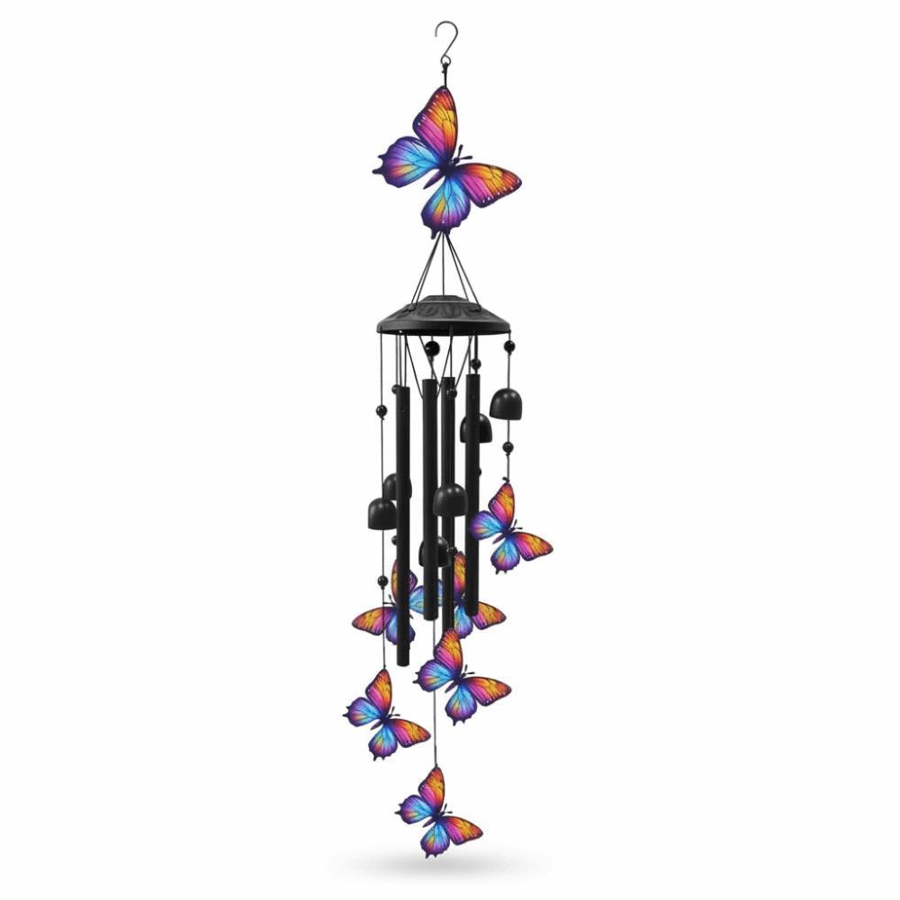 Metal Hummingbird Wind Chime Sunflower Outdoor Wind Catcher Butterfly Wind Chime Outdoor Decor