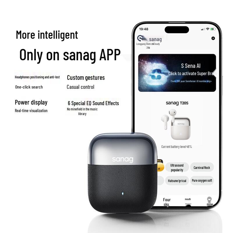 SANAG T20S True Wireless Semi-in-ear Bluetooth Earbuds