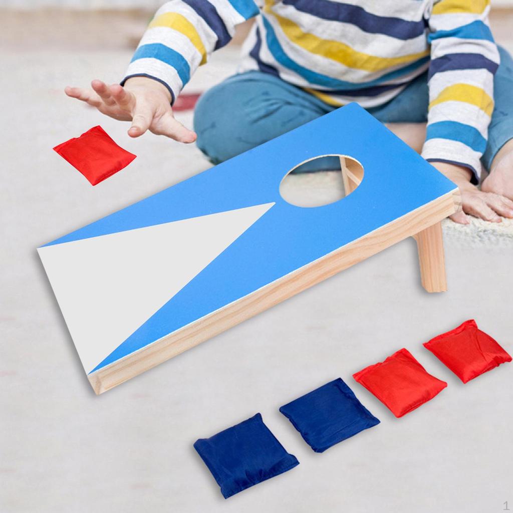 Classic Wooden Cornhole Toss Game Set for Family Fun