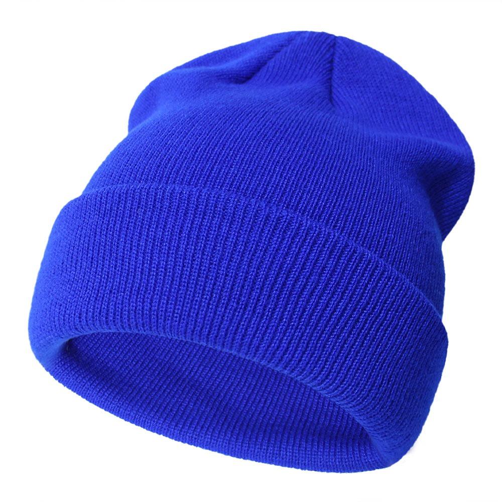 Solid Color Baby Beanies Soft Warm Knit Cap Fashion Kids Winter Hat for Boys Girls