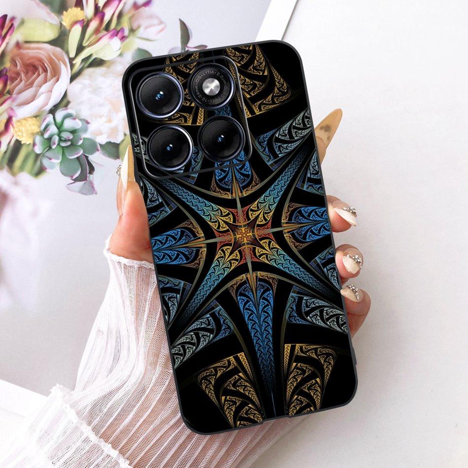 For Motorola Edge 70 Fusion Cool Dragon Tiger Pattern Phone Case For Motorola Edge70 Fusion 5G XT2605 Black Silicone Soft Bumper