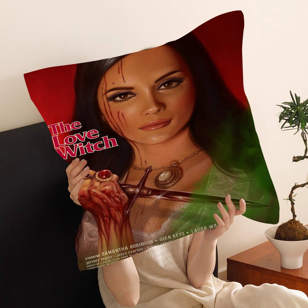 The Love Witch Movie Sticky Cushion Cover Pillowcase Upholstery Sofa Throw Pillow Home Decor Pillowcas