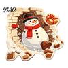 Soft Imitation Cashmere Rug Christmas Entrance Mat, Santa Claus Entryway Rug, Non-Slip Indoor Decoration for Kitchen Bathroom Home Xmas Holiday Decor