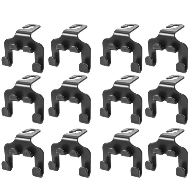 Universelle Auto-Kopfstützenhaken Schwerlast-ABS Rücksitzaufhänger für Handtaschen Lebensmittel Mäntel Regenschirm Auto-Organizer-Zubehör