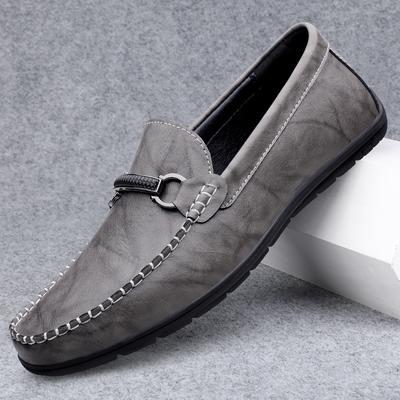 Fashion 2024 New Designer Men Shoes Fashion Male Loafers Men's Leather Slip-on Classic Shoes Soft Sole Comfortable Moccasin Casual Shoes