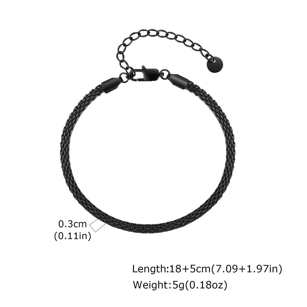 Minimalist Mesh Strap Bracelet for Women,Stainless Steel Chain Bracelets,Classic Charm Jewelry Gifts