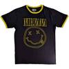 26 Nirvana Outline Happy Face Official Men's Unisex T-Shirt- Unisex T-Shirt