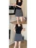 2026 Damen High-Waist A-Linien Polka Dot Midi-Rock mit Schlitz - Neuer Sommer-Artikel