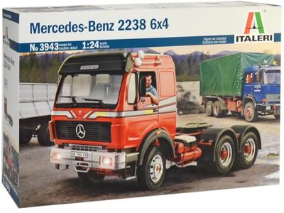 PLATZ ITALERI 2238 Ciężarówka 6x4 Model Plastikowy IT3943 1/24 Mercedes-Benz