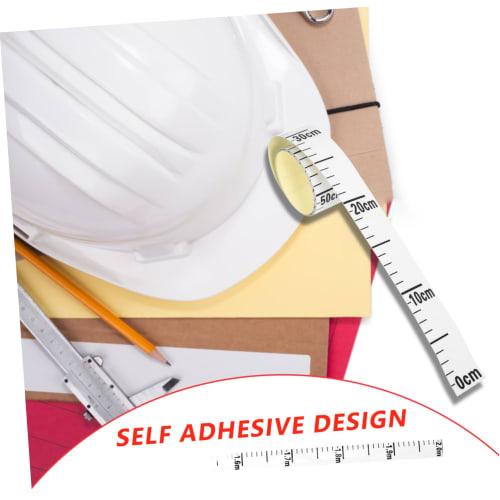 Cabilock Water Level Meter Sticker, Self-Adhesive Aluminum with Graduated Markings, Reflective Tape Measure for Ponds, Pools, and Tanks, Durable