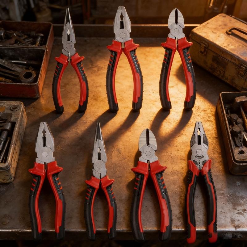 Elektrische Crimpzange Kabelabschneider Abisolierzange Crimper Mit Drahtabisolierung, Schneiden, Crimpen Elektrikerzange